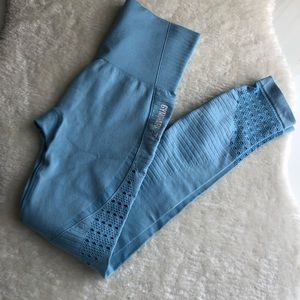 Gymshark sky blue energy seamless full length S